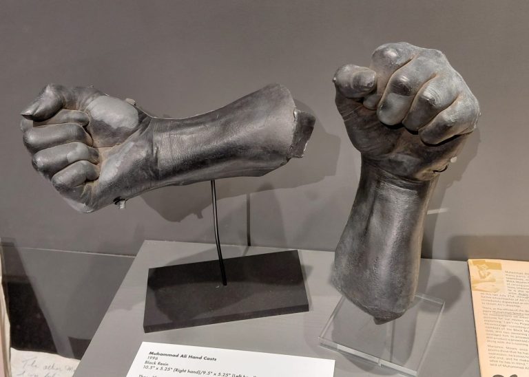 Muhammad Ali's Hands Sculpture Muhammad Ali's Hands Sculpture
