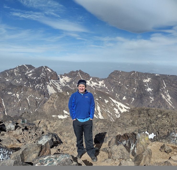 Made it to the summit of Mount Toubkal by 8am Made it to the summit of Mount Toubkal by 8am