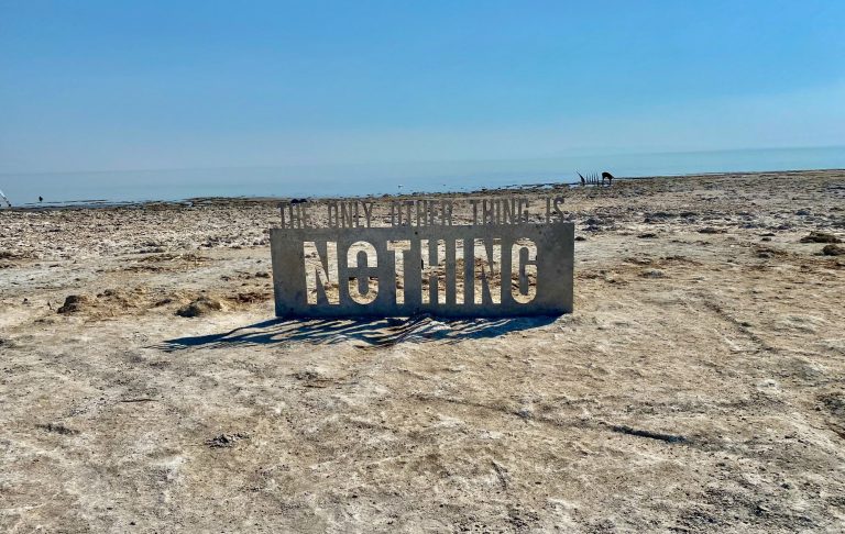 The Only Other Thing is Nothing Sculpture, Bombay Beach The Only Other Thing is Nothing Sculpture, Bombay Beach