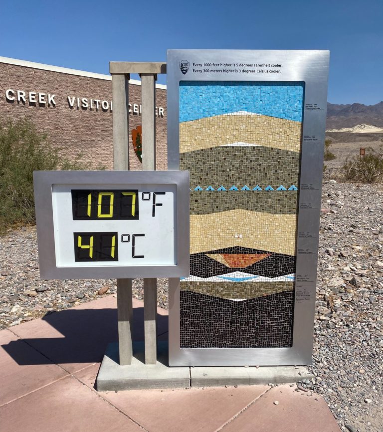 Furnace Creek Thermometer, Death Valley Furnace Creek Thermometer, Death Valley