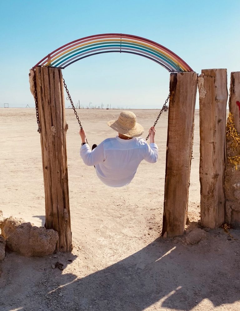 The Diva Station of the Sea swing, Bombay Beach The Diva Station of the Sea swing, Bombay Beach